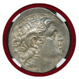 トラキア 305-281BC 4ドラクマ 銀貨 アレキサンダー大王 アモンの角 AU