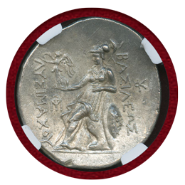 トラキア 305-281BC 4ドラクマ 銀貨 アレキサンダー大王 アモンの角 AU