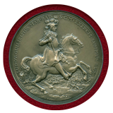 ドイツ バーデン 1955年 銀メダル ルートヴィッヒ・ヴィルヘルム NGC MS63