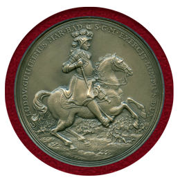 ドイツ バーデン 1955年 銀メダル ルートヴィッヒ・ヴィルヘルム NGC MS63