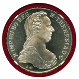 【SOLD】オーストリア (1780) ターラー銀貨 マリアテレジア リストライク PF69CAM