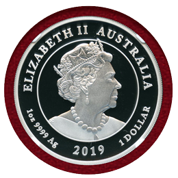 【SOLD】オーストラリア 2019年 1ドル銀貨 ヴィクトリア生誕200年 PF70UC ER