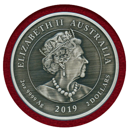 オーストラリア 2019年 2ドル銀貨 カメオ ヴィクトリア女王生誕200年記念