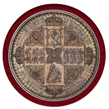 イギリス 1847 銀貨 ヴィクトリア ゴシック クラウン UNDECIMO PCGS PR62