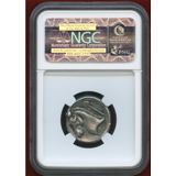 古代ギリシャ カルタゴ領シチリア 300-289BC 4ドラクマ銀貨 ヘラクレス XF