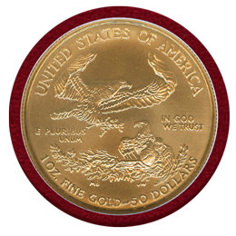 アメリカ 2008年 50ドル 金貨 イーグル NGC MS70