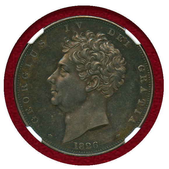 JCC | ジャパンコインキャビネット / イギリス 1826年 クラウン 銀貨 ジョージ4世 SEPTIMO NGC PF63