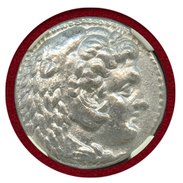 マケドニア王国 紀元前336-323 テトラドラクマ銀貨 アレキサンダー AU