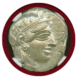 古代ギリシャ アッティカ アテネ 440-404BC 4ドラクマ 銀貨 フクロウ NGC MS