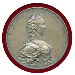 オーストリア 1888年 マリア・テレジア記念碑建立記念銀メダル