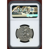 【SOLD】トラキア 305-281BC 4ドラクマ 銀貨 アレキサンダー大王 アモンの角 AU★