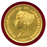 【SOLD】ポルトガル 1851年 2500レイス 金貨 マリア2世