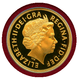 イギリス 2004年 2ポンド 金貨 エリザベス2世 PCGS PR69DCAM