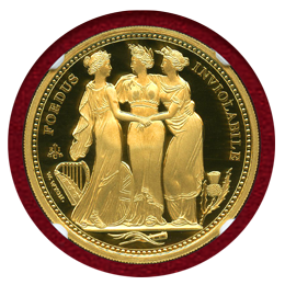 セントヘレナ 2021年 5ポンド 金貨 スリーグレイセス NGC PF70UC