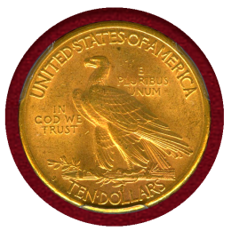 アメリカ 1909S $10 金貨 インディアンヘッド PCGS MS62