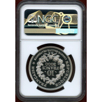 【SOLD】フランス 2000年 10フラン 銀貨 マリアンヌ NGC PF69UC