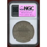 ドイツ フランクフルト 1843年 2ターラー銀貨 鷲紋章 NGC AU58