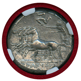 【SOLD】古代ギリシャ シチリア 317-289BC 4ドラクマ 銀貨 アレトゥーサ Ch AU