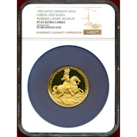 【SOLD】ドイツ バーデン 1955年 金メダル ルートヴィッヒ・ヴィルヘルム PF65UC