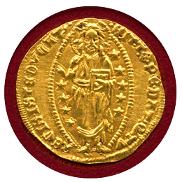 イタリア ヴェネチア 1382-1400年 ダカット 金貨 アントニオヴェニエル