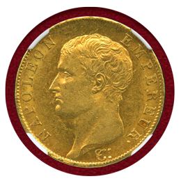 【SOLD】フランス AN13(1804)A 40フラン 金貨 ナポレオン1世 NGC MS61