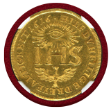 ドイツ ザクセン 1616 IHS ゾフィーダカット金貨 リストライク NGC UNC DETAIL