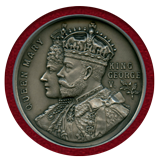 イギリス タインマス 1911年 銀メダル ジョージ5世戴冠記念 NGC MS64
