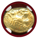 リディア王国 紀元前610-546年 1/3ステーター エレクトラム貨 ライオン Ch XF