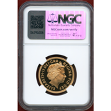 イギリス 1998年 2ポンド 金貨 エリザベス2世 NGC PF70UC