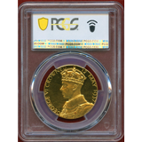 イギリス 1937年 コロネーション金メダル ジョージ6世 戴冠式記念 SP64+