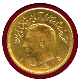 【SOLD】イラン 1976年 2.5パーレビ金貨 パーレビ国王
