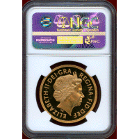 【SOLD】イギリス 2000年 5ポンド 金貨 エリザベス2世 NGC PF70UC
