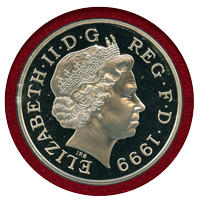 イギリス 1999年 ロイヤルミント プルーフコイン9枚セット