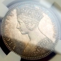 イギリス 1849年 銀貨 ヴィクトリア ゴッドレスフローリン NGC MS62