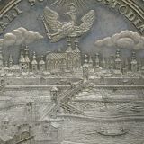 【SOLD】ドイツ ND(1745‐50年) ターラー 銀貨 レーゲンスブルク都市景観 MS64