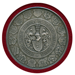 ドイツ ヴュルテンベルク 1905年 射撃祭 銀メダル PCGS MS64