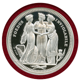 イギリス 2020年 5ポンド(2oz) 銀貨 スリーグレイセス PF69UC FR