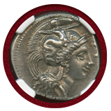 ルカニア ヘラクレア 420-330BC ステーター 銀貨 アテナ ヘラクレス AU