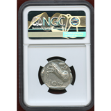 【SOLD】古代ギリシャ アッティカ アテネ 440-404BC 4ドラクマ銀貨 NGC MS★