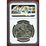 イギリス 1951年 クラウン 白銅貨 ジョージ6世 英国フェスティバル NGC PL63