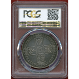 イギリス 1746年 LIMA クラウン 銀貨 ジョージ2世 PCGS AU58