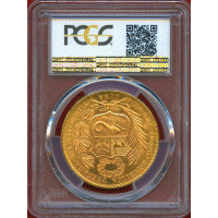 【SOLD】ペルー 1964年 100ソル 金貨 女神座像 PCGS MS66
