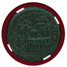 古代ローマ帝国 AD222-235 アレクサンデル・セウェル 銅メダル NGC XF 5/5 2/5