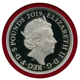 イギリス 2019年 ￡5 銀貨 ピエフォー ヴィクトリア生誕200年 PF70UC
