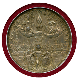 ドイツ アウグスブルク 1697年 銀メダル CITY COUNCIL NGC AU Details