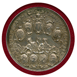 ドイツ アウグスブルク 1697年 銀メダル CITY COUNCIL NGC AU Details