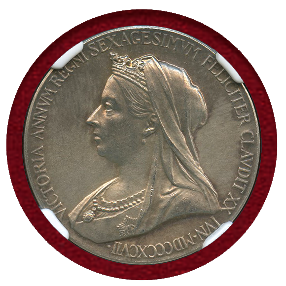 JCC | ジャパンコインキャビネット / イギリス 1897年 金/銀メダル 