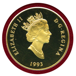 カナダ 1993年 100ドル プルーフ 金貨 カナダ初電気自動車