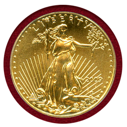【SOLD】アメリカ 2009年 5ドル金貨 ゴールドイーグル PCGS MS70