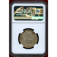 イギリス 1894年 フローリン(2シリング) 銀貨 ヴィクトリア オールドヘッド NGC AU55